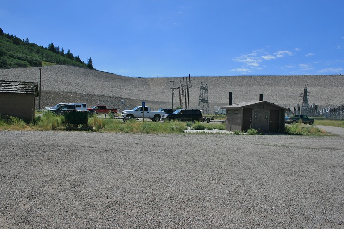 And you might want to visit the vault style outhouse before you hit the river.